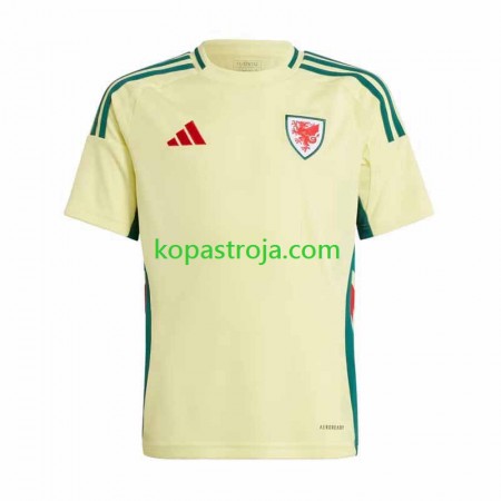 Billiga Fotbollströjor Wales Borta tröja 2024 Kortärmad